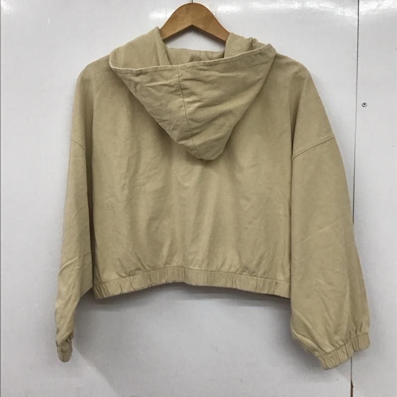 ギャップ GAP パーカー 長袖 L 無地 ベージュ / ベージュ /  レディース USED 古着 中古 10147835