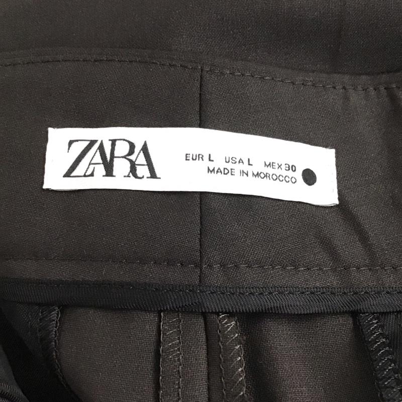 ザラ ZARA パンツ スラックス スラックスパンツ ワイドパンツ カジュアルパンツ タックパンツ L 無地 マルチカラー / マルチカラー /  メンズ USED 古着 中古 10140279