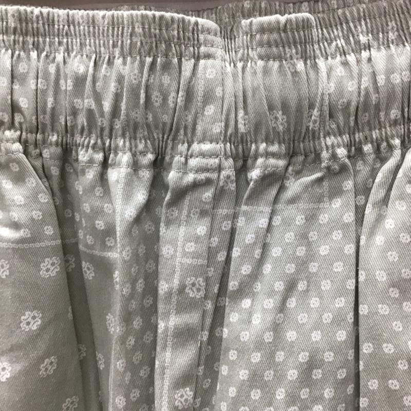 インヘリット INHERIT パンツ ワークパンツ、ペインターパンツ ワークパンツ ワイドパンツ カジュアルパンツ プリントパンツ L プリント 灰 / グレー /  メンズ USED 古着 中古 10113886