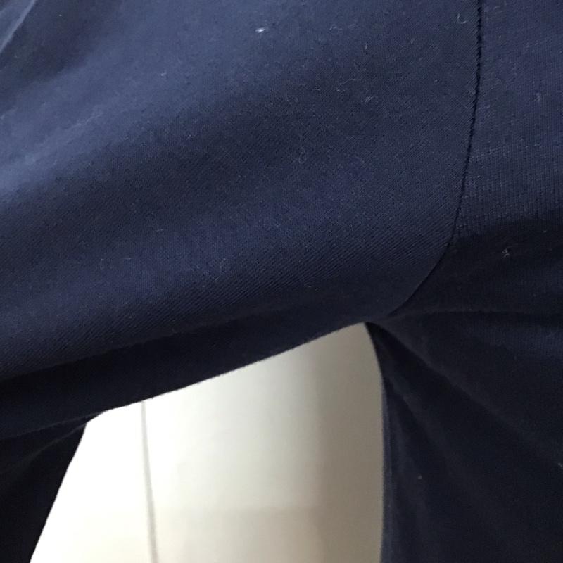 バーバリーブラックレーベル BURBERRY BLACK LABEL カットソー 長袖 長袖カットソー Vネックカットソー ロングスリーブカットソー プリントTシャツ 3 ロゴ、文字 紺 / ネイビー /  メンズ USED 古着 中古 10113916