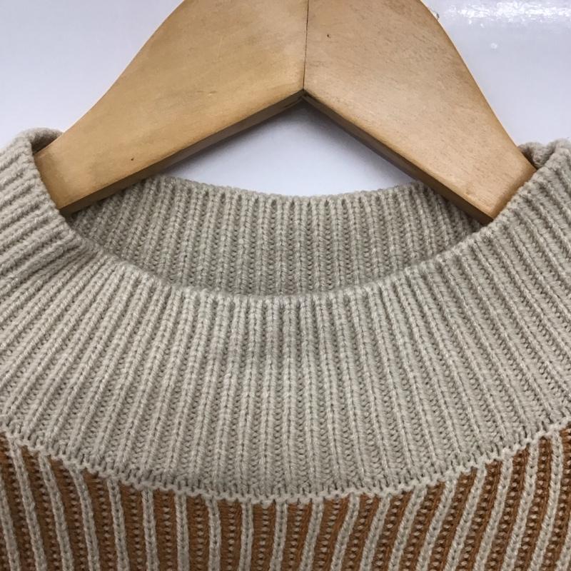 ローリーズファーム LOWRYS FARM ニット、セーター 長袖 長袖ニットカットソー クルーネック セーター FREE ストライプ マルチカラー / マルチカラー /  レディース USED 古着 中古 10145477