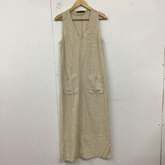 ザラ ZARA ワンピース ロングスカート XS 無地 オフホワイト / オフホワイト /  レディース USED 古着 中古 10129439