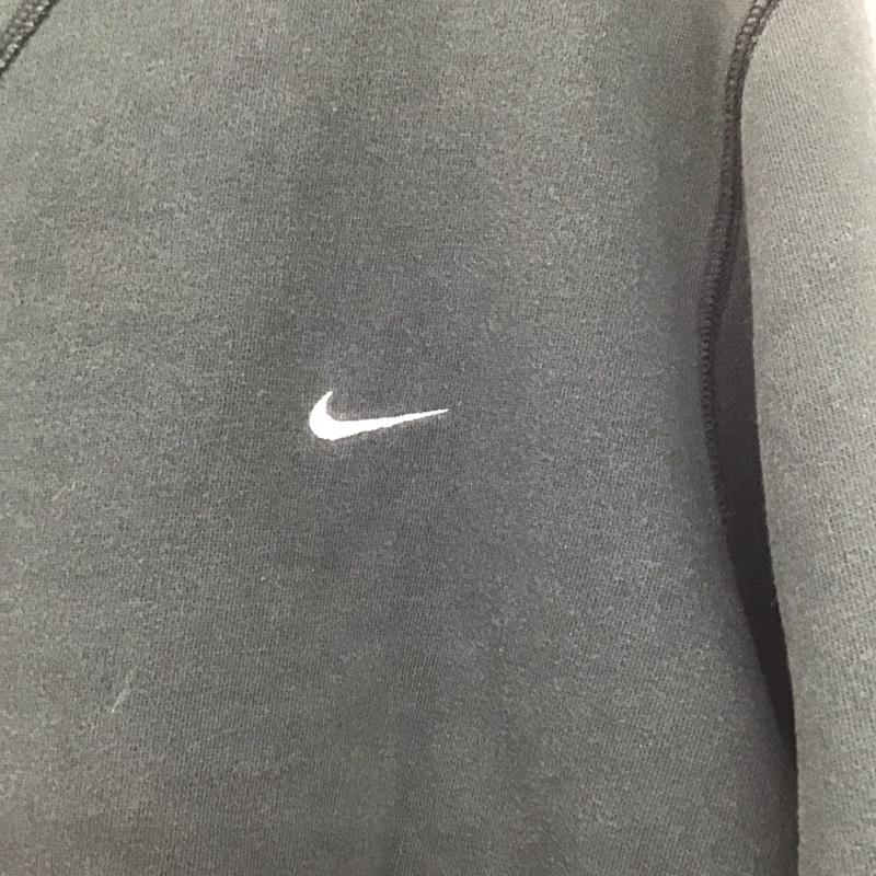 ナイキ NIKE トレーナー 長袖 長袖トレーナー スウェット クルーネック プルオーバー ギリシャ製 ロゴ、文字 ダークグレー / ダークグレー /  メンズ USED 古着 中古 10147996