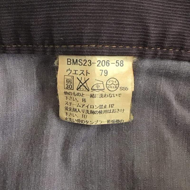 バーバリーブラックレーベル BURBERRY BLACK LABEL パンツ デニム、ジーンズ コーデュロイパンツ ワイドパンツ カジュアルパンツ 無地 茶 / ブラウン /  メンズ USED 古着 中古 10107257