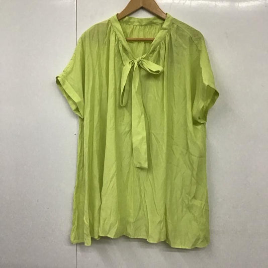 レプシィム LEPSIM カットソー 半袖 2way FREE 無地 薄緑 / ライトグリーン /  レディース USED 古着 中古 10130393