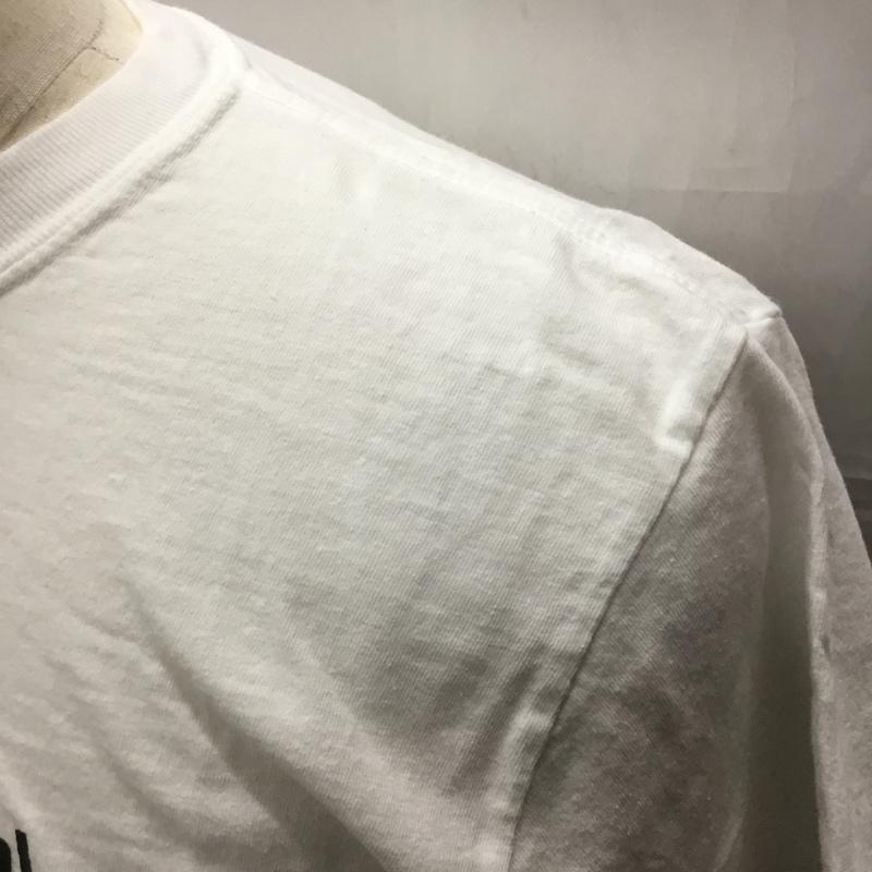 トゥデイエディション TODAY edition Tシャツ 半袖 半袖カットソー プリントTシャツ クルーネックカットソー M ロゴ、文字 白 / ホワイト /  メンズ USED 古着 中古 10112328