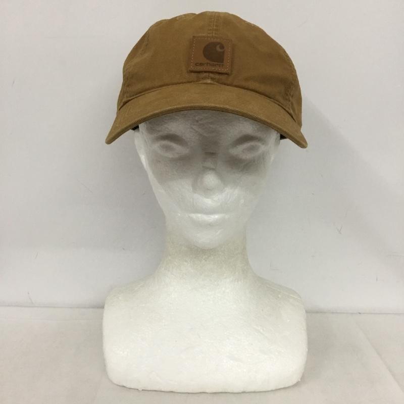 カーハート Carhartt 帽子 キャップ 6パネル ロゴ、文字 茶 / ブラウン /  メンズ USED 古着 中古 10149872