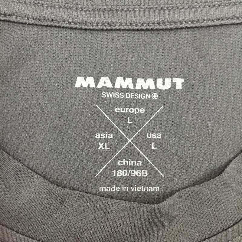マムート Mammut Tシャツ 半袖 1017-10062 XL ロゴ、文字 黒 / ブラック /  メンズ USED 古着 中古 10117087