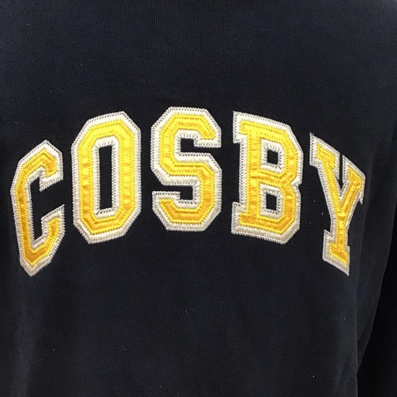 古着 USED トレーナー 長袖 長袖トレーナー スウェット クルーネック リブスウェットカットソー L ロゴ、文字 黒 / ブラック /  メンズ USED 古着 中古 10123949