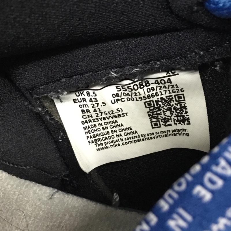 ナイキ NIKE スニーカー スニーカー 555088-404 AIR JORDAN 1 RETRO HIGH OG 27.5cm 箱有 27.5cm ロゴ、文字 黒 / ブラック / X 青 / ブルー /  メンズ USED 古着 中古 10122250