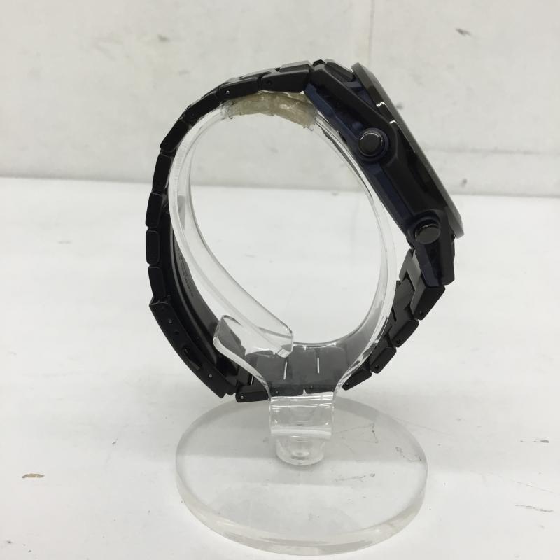 カシオ CASIO 腕時計 アナログ（クォーツ式） ECB-2300 ロゴ、文字 黒 / ブラック /  メンズ USED 古着 中古 10149990