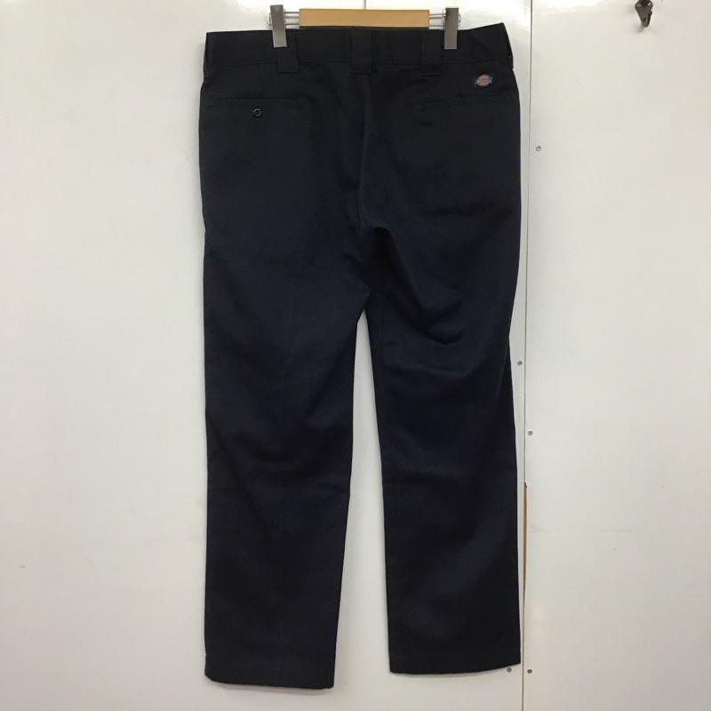 ディッキーズ Dickies パンツ ワークパンツ、ペインターパンツ ワークパンツ ワイドパンツ カジュアルパンツ チノパン 36インチ 無地 紺 / ネイビー /  メンズ USED 古着 中古 10143446