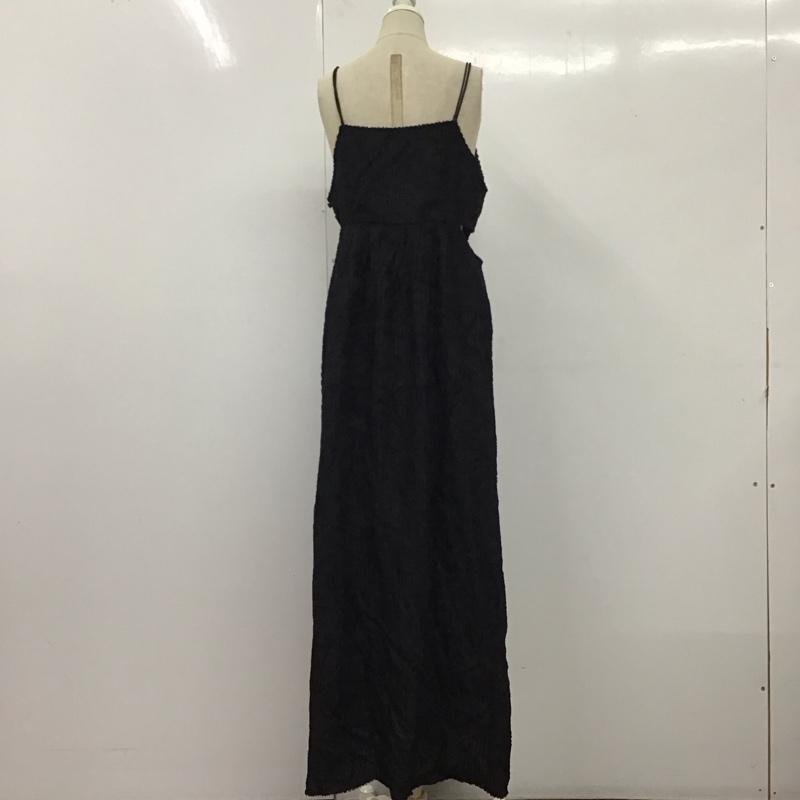 ページボーイ PAGEBOY ワンピース ロングスカート PB370051TS 2WAY キャミワンピース FREE 無地 黒 / ブラック /  レディース USED 古着 中古 10120786