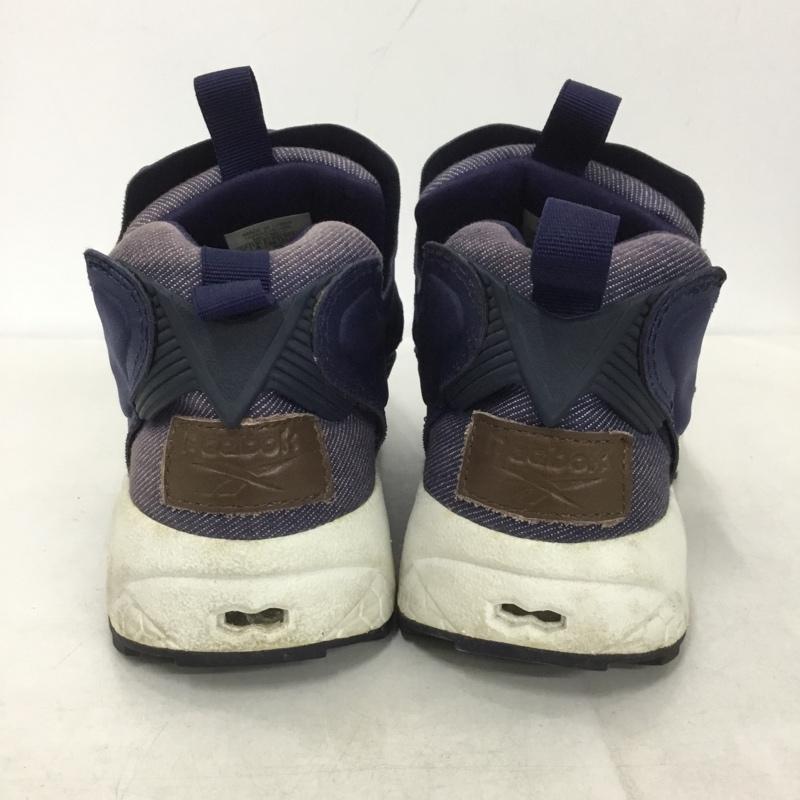 リーボック Reebok スニーカー スニーカー BD5609 インスタ ポンプ フューリー 23.5cm 23.5cm ロゴ、文字 紺 / ネイビー /  レディース USED 古着 中古 10140601