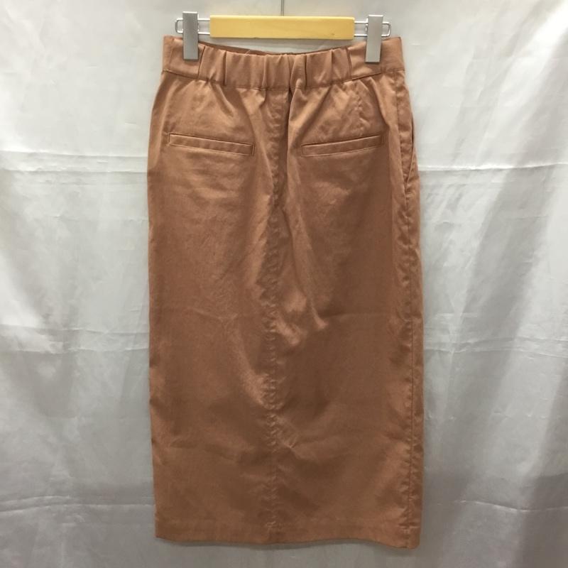 ジャーナルスタンダード レリューム JOURNAL STANDARD relume スカート ロングスカート 19-060-462-8000-1-0 前スリット タイトスカート 38 無地 茶 / ブラウン /  レディース USED 古着 中古 10112887