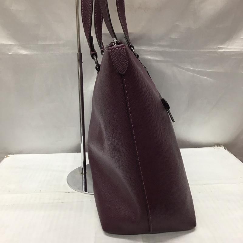 コーチ COACH トートバッグ トートバッグ 79608 ロゴ、文字 紫 / パープル /  レディース USED 古着 中古 10116275
