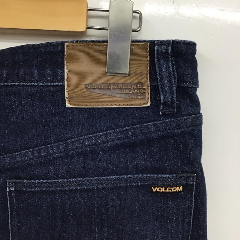 ボルコム VOLCOM パンツ デニム、ジーンズ デニムパンツ スリムパンツ カジュアルパンツ ストレッチパンツ 34インチ 無地 インディゴ / インディゴ /  メンズ USED 古着 中古 10147257