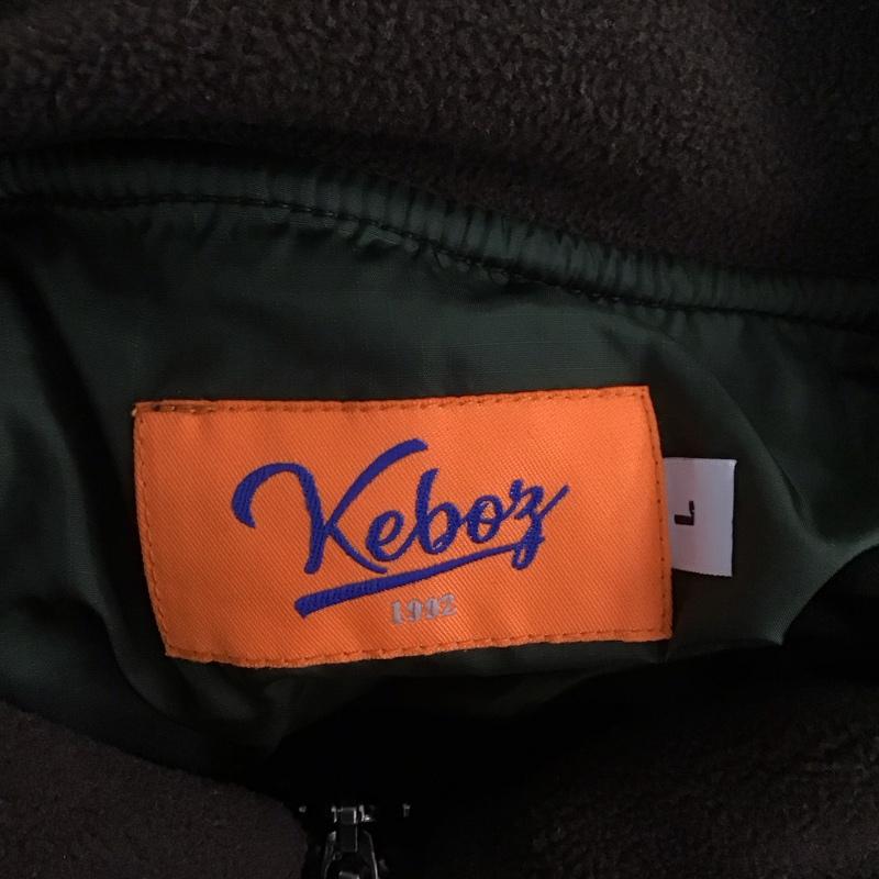 ケボズ KEBOZ ジャケット、上着 ジャケット、ブレザー ジップアップジャケット ジャンパー ジャケット フリースジャケット アウター L 無地 茶 / ブラウン /  メンズ USED 古着 中古 10124682