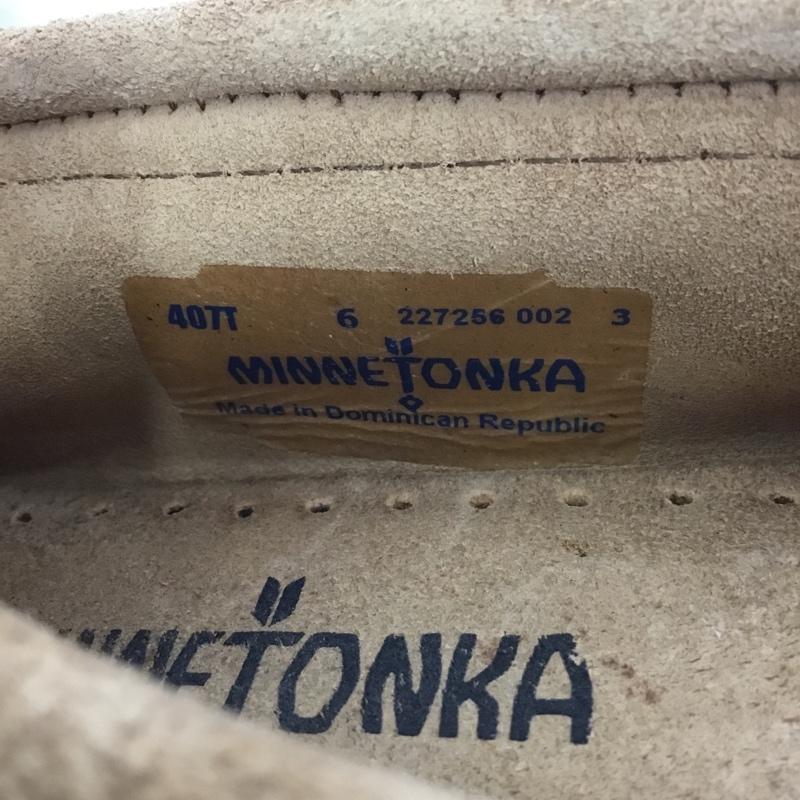 ミネトンカ Minnetonka カジュアルシューズ カジュアルシューズ 407T モカシン 23cm 箱有 23.0cm 無地 ベージュ / ベージュ /  レディース USED 古着 中古 10105894