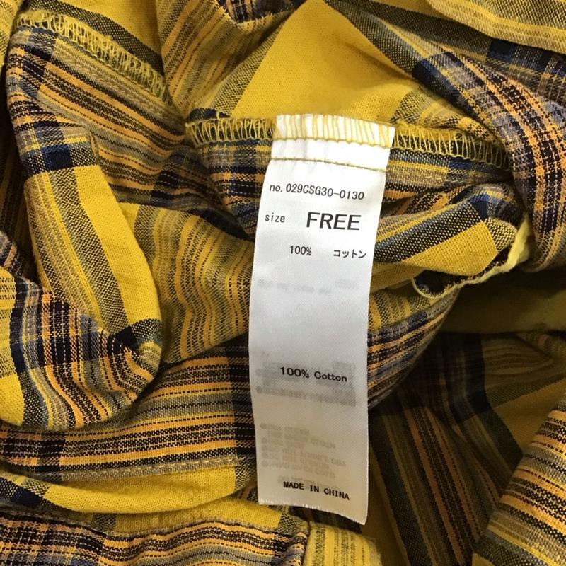 マウジー MOUSSY ワンピース ロングスカート 029csg30-0130 長袖シャツワンピース チェックワンピース ロングワンピース FREE チェック マルチカラー / マルチカラー /  レディース USED 古着 中古 10113706