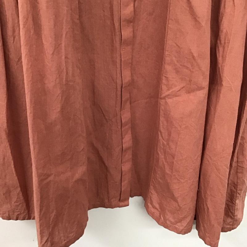 スタディオクリップ studio CLIP ワンピース ひざ丈スカート cl218008-1 長袖ブラウス シャツワンピース FREE 無地 桃 / ピンク /  レディース USED 古着 中古 10145372