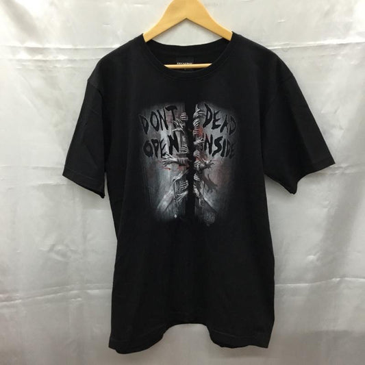 古着 USED Tシャツ 半袖 L プリント 黒 / ブラック /  メンズ USED 古着 中古 10108340