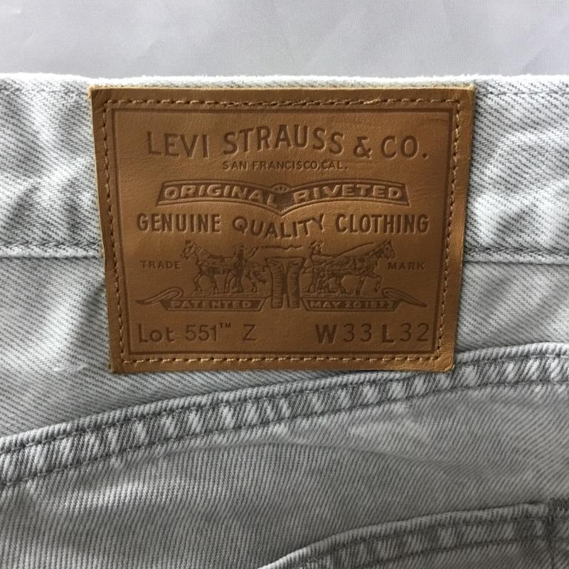 リーバイストラウスアンドコー Levi Strauss & co. パンツ デニム、ジーンズ デニムパンツ ストレートパンツ ワイドパンツ カジュアルパンツ 33インチ 無地 灰 / グレー /  メンズ USED 古着 中古 10115025