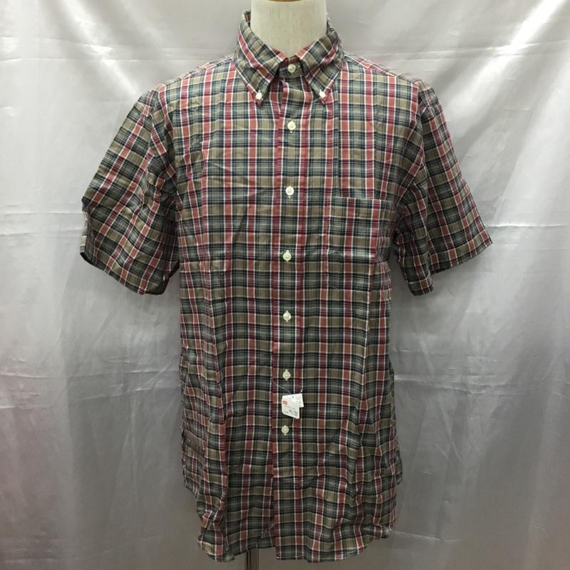 ブルックスブラザーズ BROOKS BROTHERS シャツ、ブラウス 半袖 ボタンダウン 胸ポケット M チェック マルチカラー / マルチカラー /  メンズ USED 古着 中古 10111602