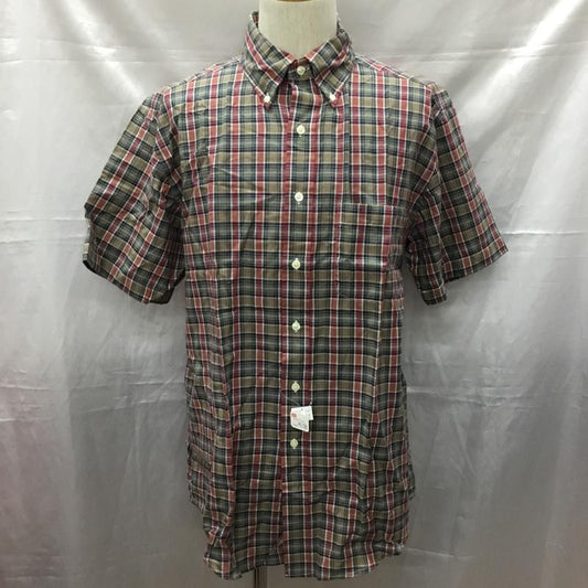 ブルックスブラザーズ BROOKS BROTHERS シャツ、ブラウス 半袖 ボタンダウン 胸ポケット M チェック マルチカラー / マルチカラー /  メンズ USED 古着 中古 10111602