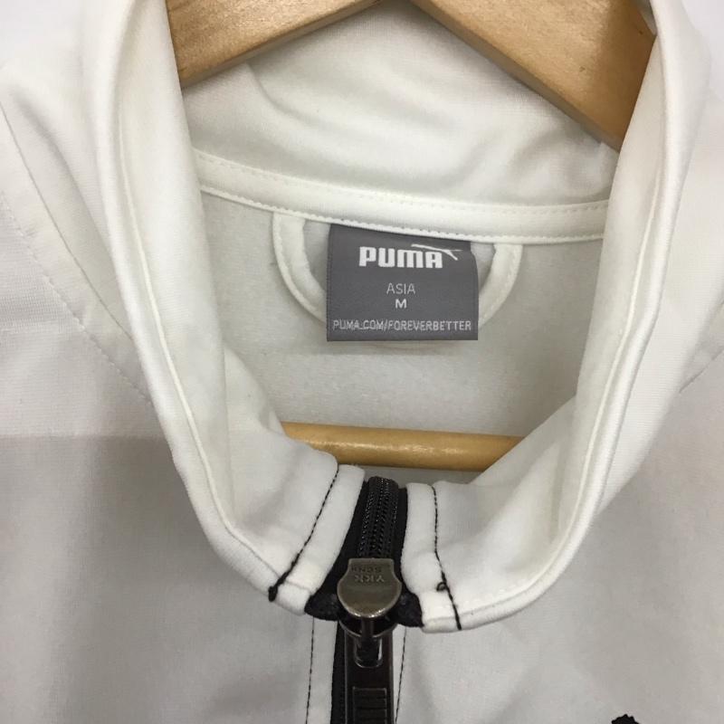 プーマ PUMA ジャケット、上着 ジャケット、ブレザー 585318-01 M ロゴ、文字 白 / ホワイト / X 灰 / グレー / X 黒 / ブラック /  メンズ USED 古着 中古 10137011