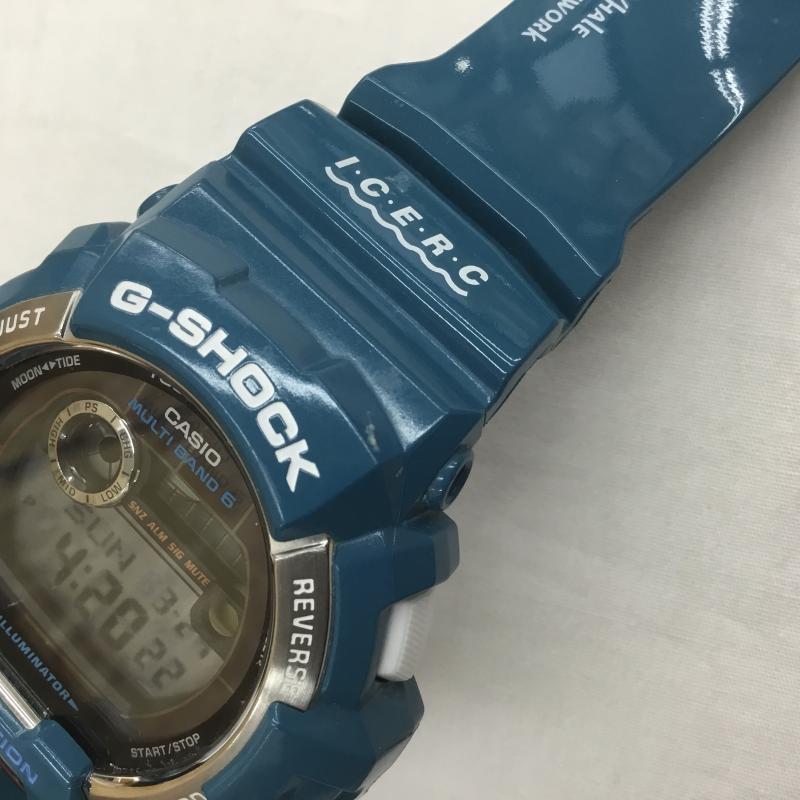 ジーショック G-SHOCK 腕時計 デジタル Love The Sea And The Earth 2012 イルカ クジラ モデル GWX-8900K ロゴ、文字 青 / ブルー /  メンズ USED 古着 中古 10108208