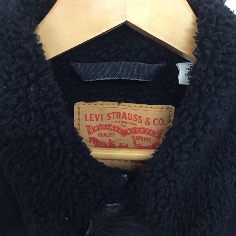 リーバイストラウスアンドコー Levi Strauss & co. ジャケット、上着 ジャケット、ブレザー デニムジャケット Gジャン アウター 裏地ボア S ロゴ、文字 黒 / ブラック /  メンズ USED 古着 中古 10139052