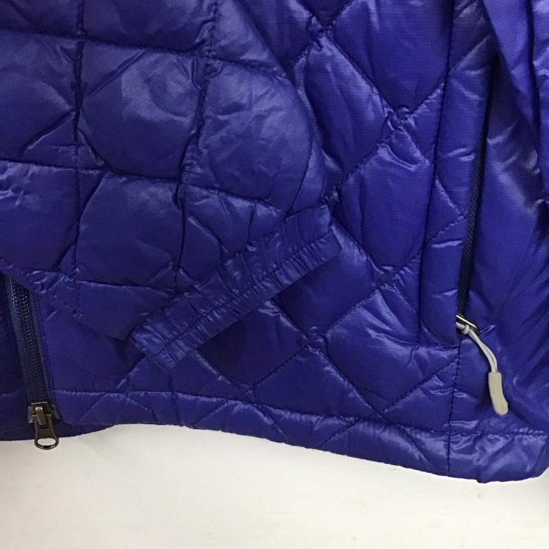 マーモット Marmot ジャケット、上着 ジャンパー、ブルゾン ジップアップジャケット ダウンジャケット アウター L ロゴ、文字 青 / ブルー /  メンズ USED 古着 中古 10146202