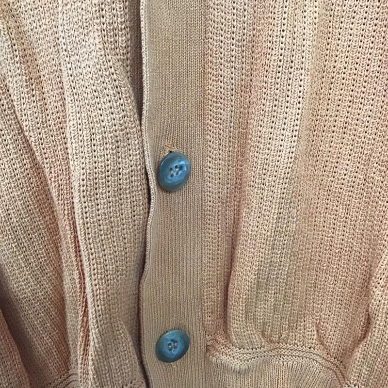 ロンハーマン Ron Herman カーディガン 長袖 長袖カーディガン 前ボタン ニットカーディガン S 無地 橙 / オレンジ /  メンズ USED 古着 中古 10147614