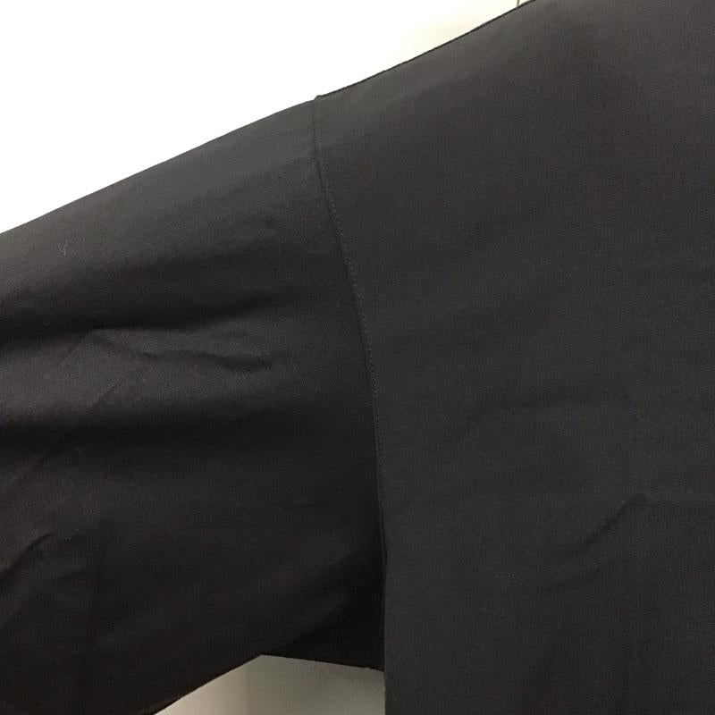 アバハウス ABAHOUSE シャツ、ブラウス 長袖 長袖シャツパーカー カジュアルシャツ 長袖シャツ アウター L 無地 黒 / ブラック /  メンズ USED 古着 中古 10107784