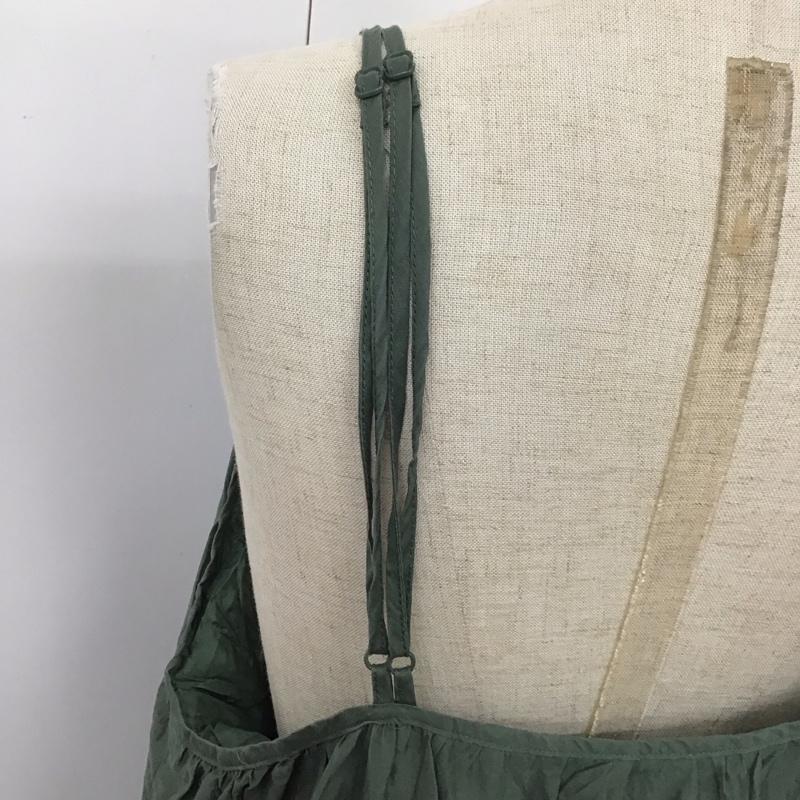 アントマリーズ Aunt Marie s ワンピース ロングスカート AMIZI082001 キャミワンピース M 無地 緑 / グリーン /  レディース USED 古着 中古 10114026