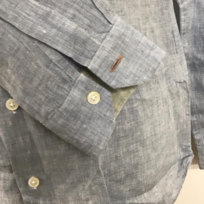 ポールスミス Paul Smith シャツ、ブラウス 長袖 長袖シャツ 無地シャツ カラーシャツ L 無地 水色 / ライトブルー /  メンズ USED 古着 中古 10125117