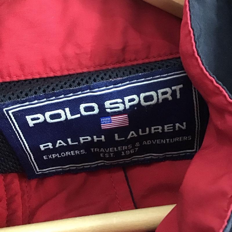 ポロスポーツラルフローレン POLOSPORT ジャケット、上着 ジャケット、ブレザー ジップアップジャケット ナイロンジャケット アウター L ロゴ、文字 黒 / ブラック /  メンズ USED 古着 中古 10143434