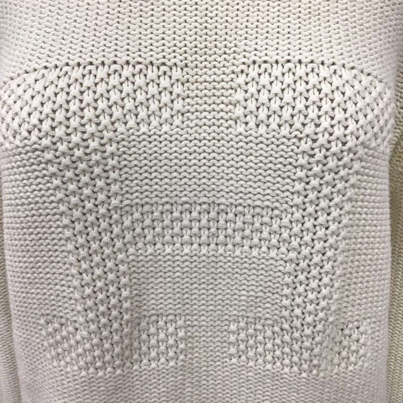 ハリウッドランチマーケット HRMARKET ニット、セーター 長袖 M 無地 白 / ホワイト /  レディース USED 古着 中古 10121489