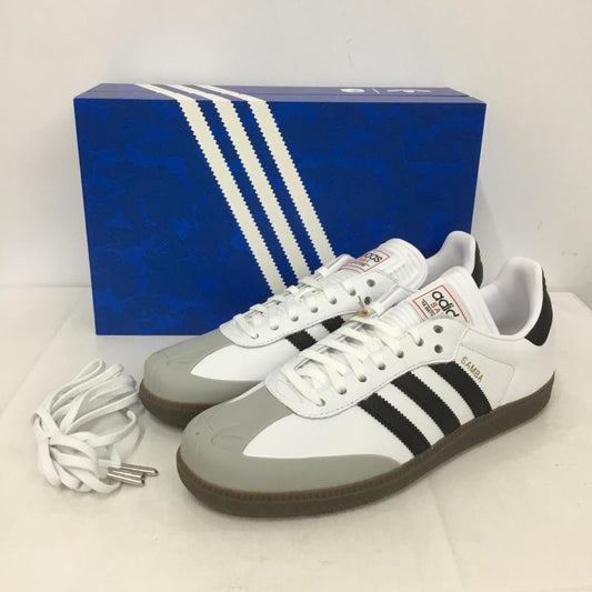 アディダス adidas スニーカー スニーカー JR9245 SAMBA BAPE A BATHING APE 27cm 箱有 27.0cm ロゴ、文字 白 / ホワイト / X 黒 / ブラック / X 灰 / グレー /  メンズ USED 古着 中古 10138476