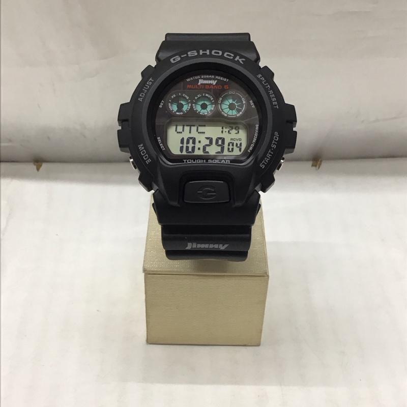 ジーショック G-SHOCK 腕時計 デジタル GW-6900 SUZUKI JIMNY CASIO スズキ ジムニー コラボウォッチ セカンドエディション 箱有 総柄 黒 / ブラック /  メンズ USED 古着 中古 10117922