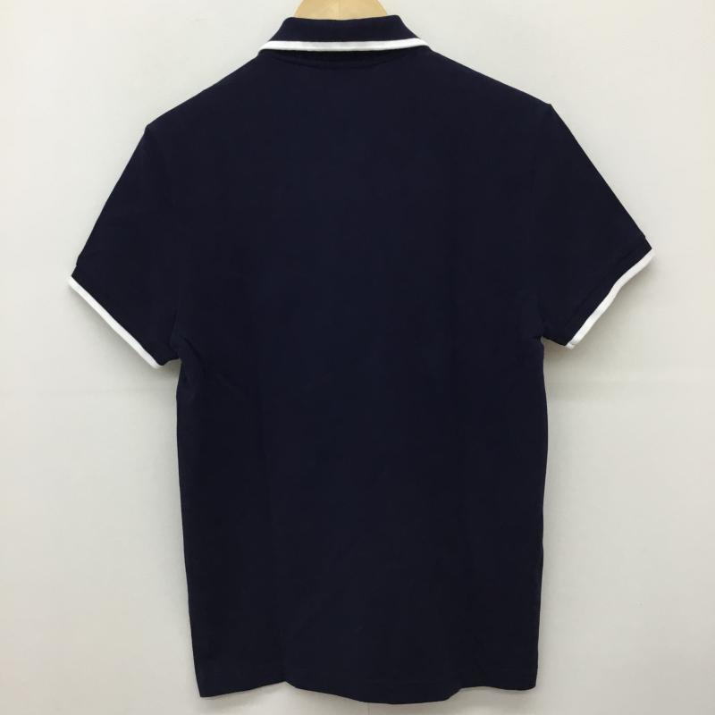 ラコステ LACOSTE ポロシャツ 半袖 S ロゴ、文字 紺 / ネイビー /  メンズ USED 古着 中古 10144397