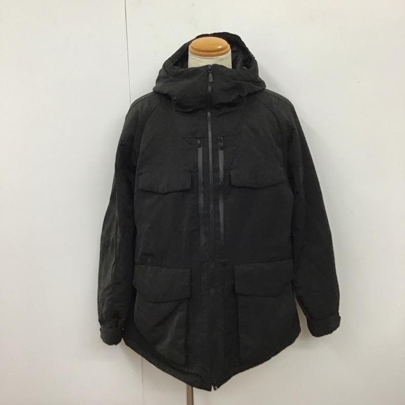 ユニクロ UNIQLO ジャケット、上着 ジャンパー、ブルゾン 311-442563 WHITEMOUNTAINEERING コラボ ダウンジャケット ジップアップジャケット XL 無地 黒 / ブラック /  メンズ USED 古着 中古 10114505