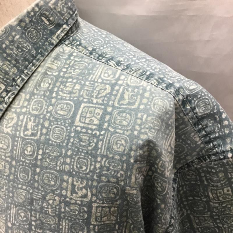 アーノルドパーマー Arnold Palmer シャツ、ブラウス 半袖 胸ポケット XL 総柄 緑 / グリーン /  メンズ USED 古着 中古 10119836