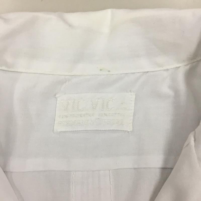 古着 USED シャツ、ブラウス 半袖 半袖シャツ カラーシャツ 半袖カットソー 総柄 白 / ホワイト /  メンズ USED 古着 中古 10113295