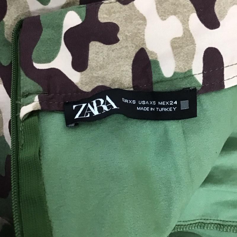 ザラ ZARA パンツ キュロット XS カモフラージュ柄・迷彩 マルチカラー / マルチカラー /  レディース USED 古着 中古 10129302