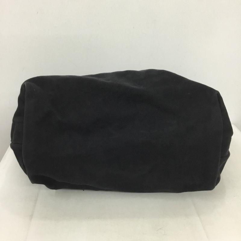 メイプル melple トートバッグ トートバッグ コンチョ釦 キャンバス レザーハンドル 無地 黒 / ブラック /  メンズ USED 古着 中古 10140206