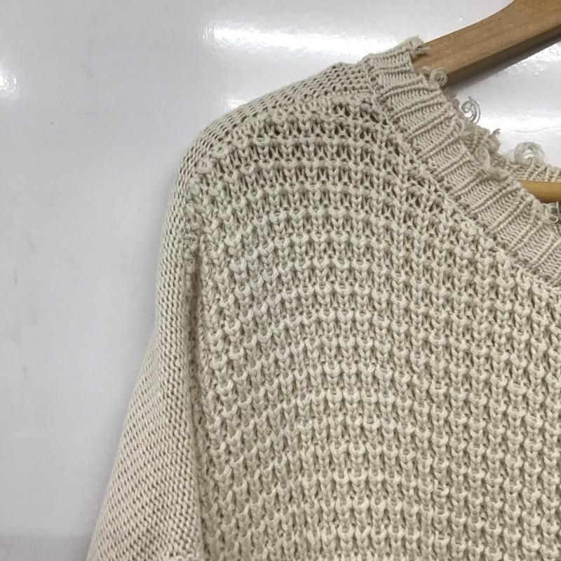 アルシーヴ archives カーディガン 長袖 M 無地 ベージュ / ベージュ /  レディース USED 古着 中古 10142766