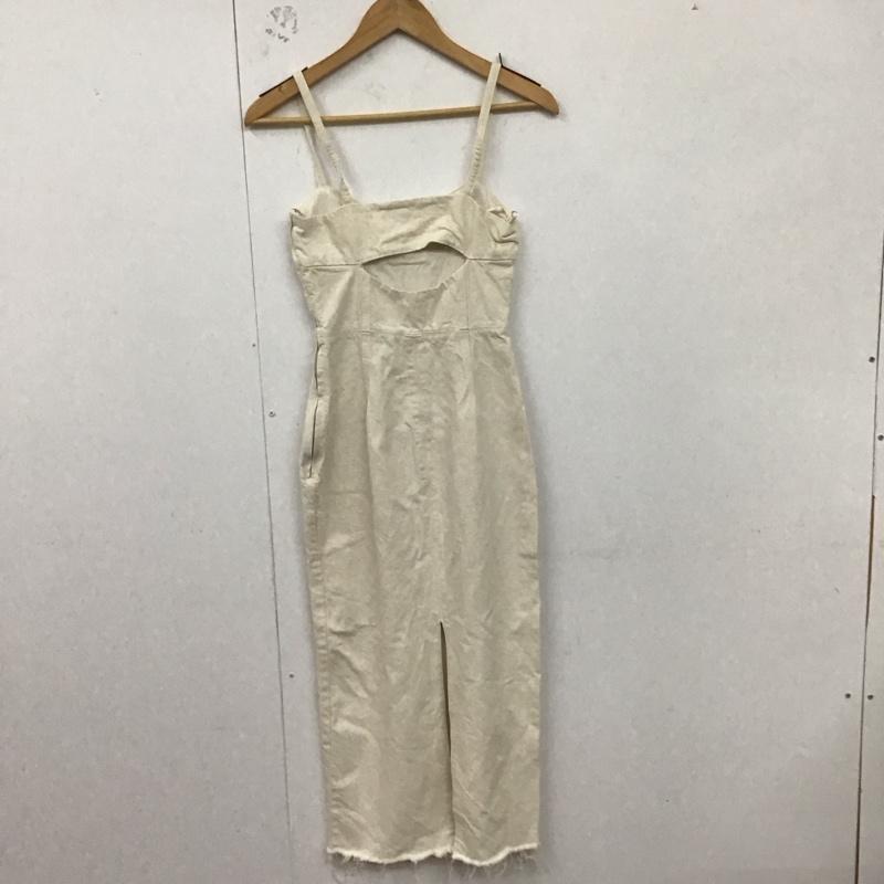 ザラ ZARA ワンピース ロングスカート XS 無地 アイボリー / アイボリー /  レディース USED 古着 中古 10129437
