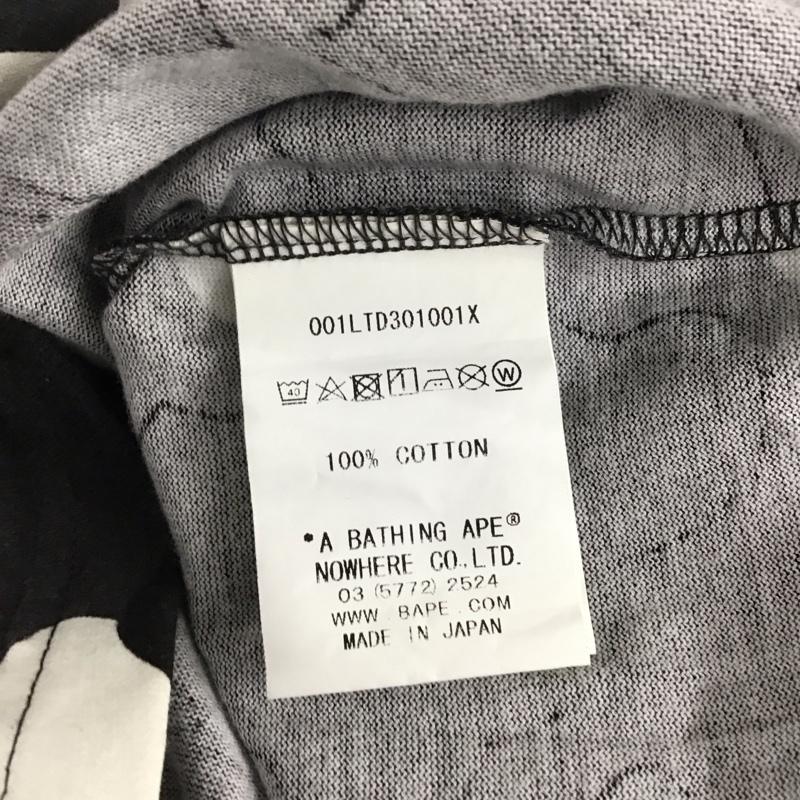 アベイシングエイプ A BATHING APE カットソー 長袖 長袖カットソー プリントカットソー クルーネック XXL プリント マルチカラー / マルチカラー /  メンズ USED 古着 中古 10140859